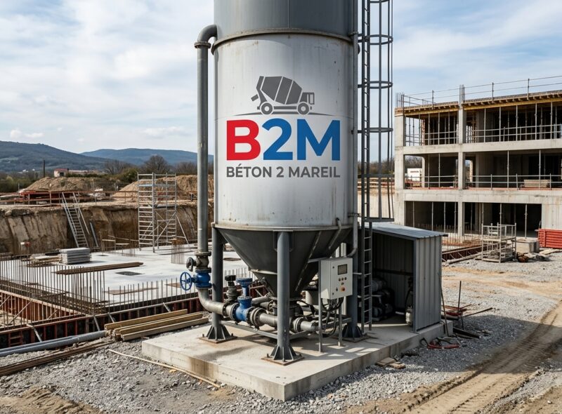 Livraison de béton en silo à Bouc-Bel-Air